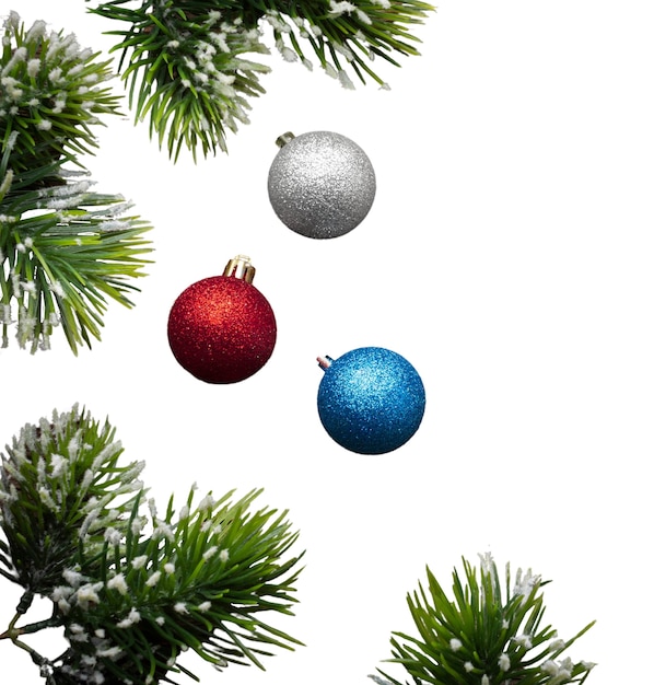 Free PSD christmas items isolated