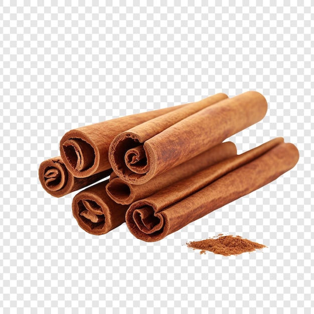 Free PSD cinnamon isolated on transparent background