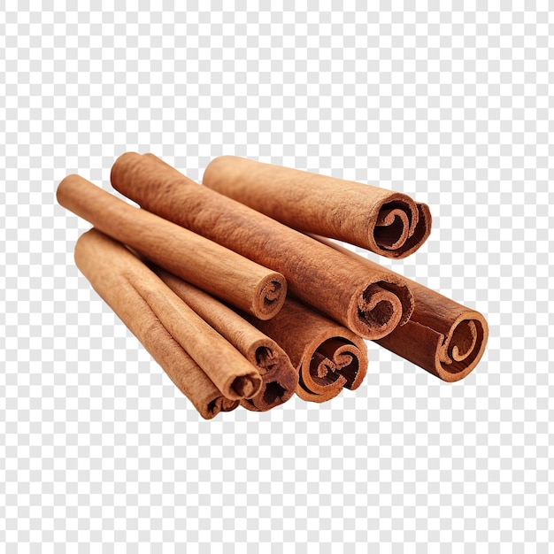 Cinnamon isolated on transparent background