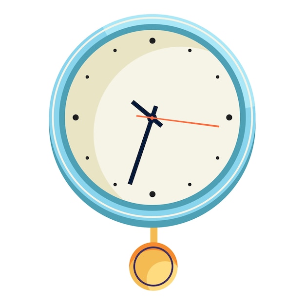 Free PSD clock illustration isolated