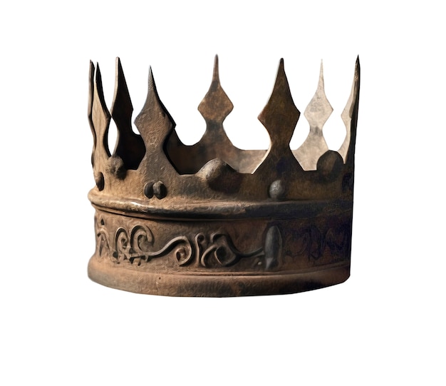 Free PSD close up crown isolated