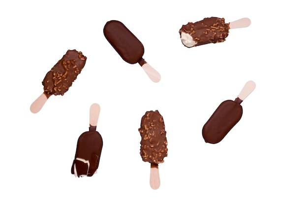 Free PSD close up on delicious ice cream