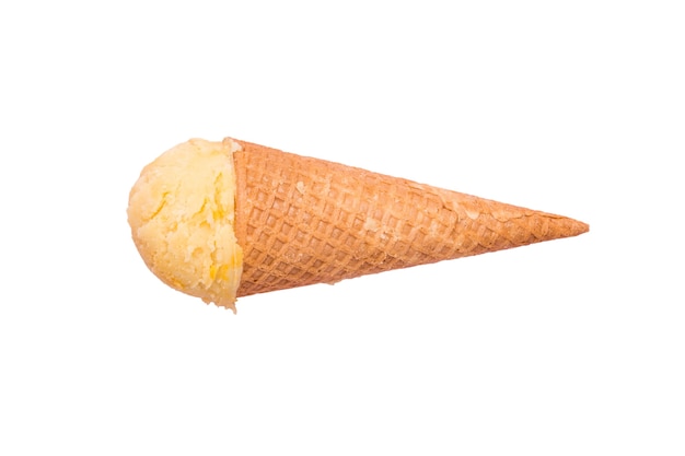 Free PSD close up on delicious ice cream