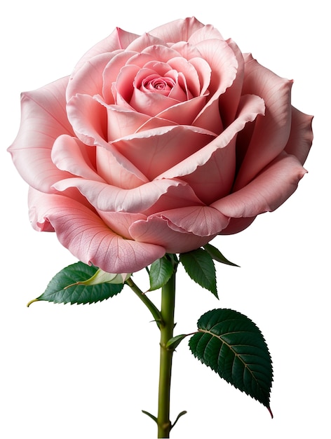 Free PSD close up on rose isolated