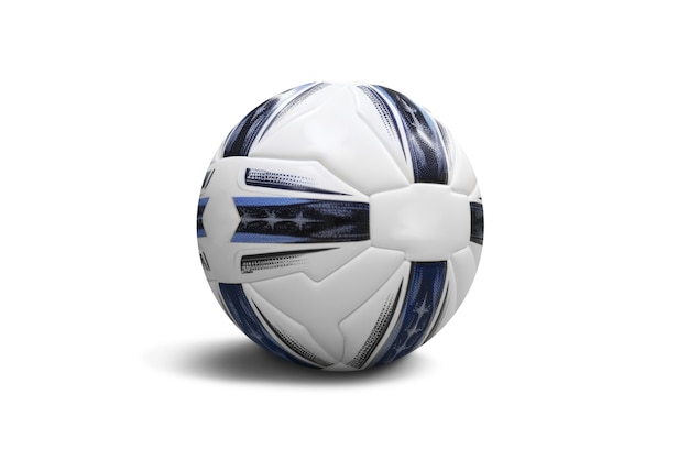 Free PSD close up on soccer ball