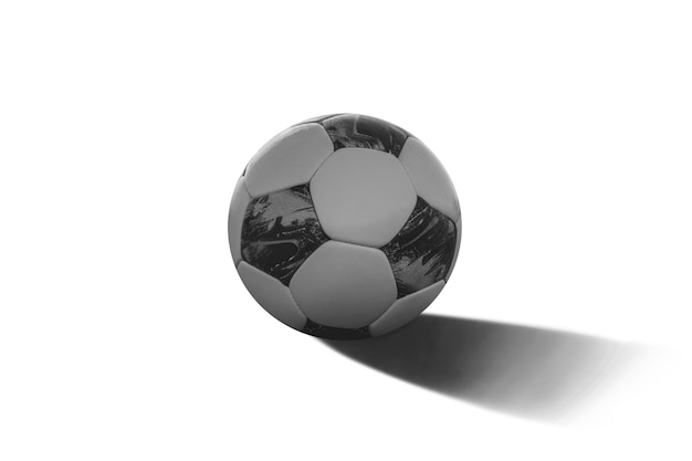 Close up on soccer ball