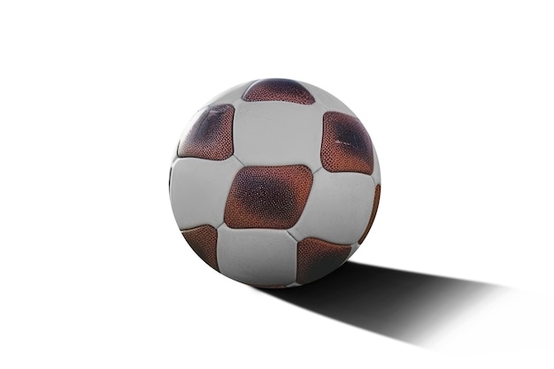 Free PSD close up on soccer ball