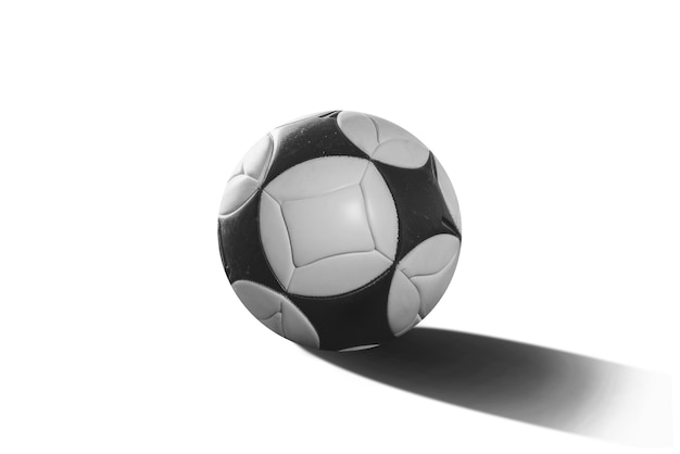 Free PSD close up on soccer ball