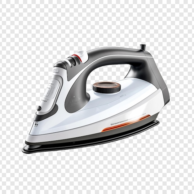 Free PSD clothes iron isolated on transparent background