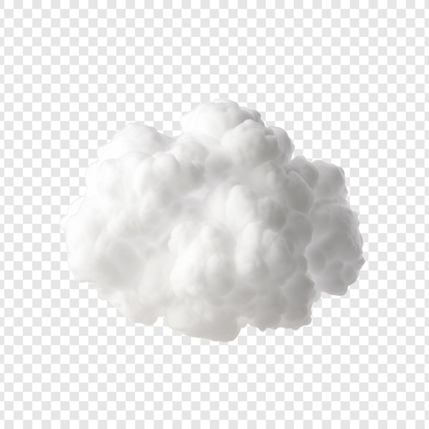 Free PSD cloud png isolated on transparent background