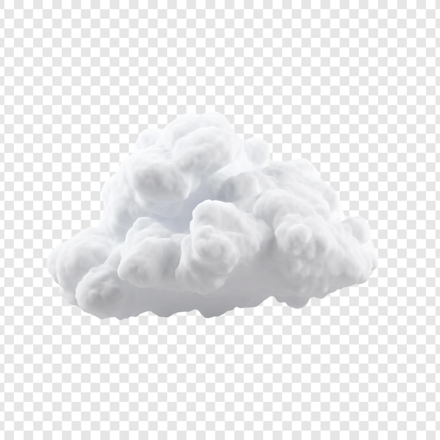 Cloud png isolated on transparent background