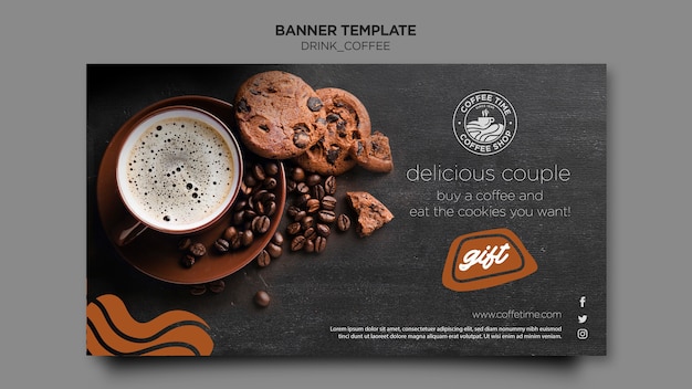 Coffee banner template