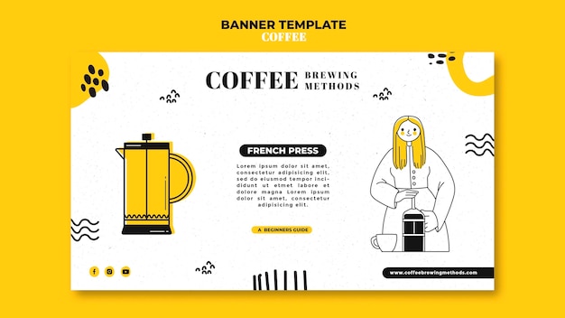 Coffee banner template