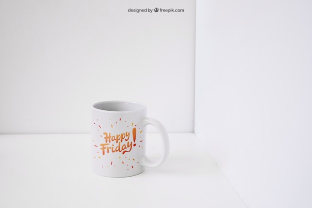 Free PSD coffee mug mockup