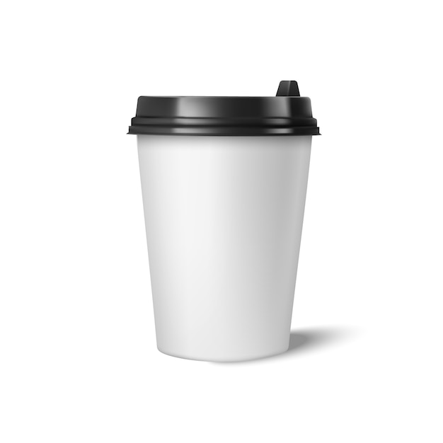 Free PSD coffee realistic take away isolated