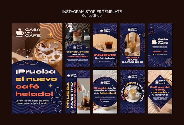 Coffee shop template design