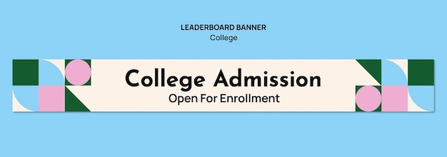 College template design