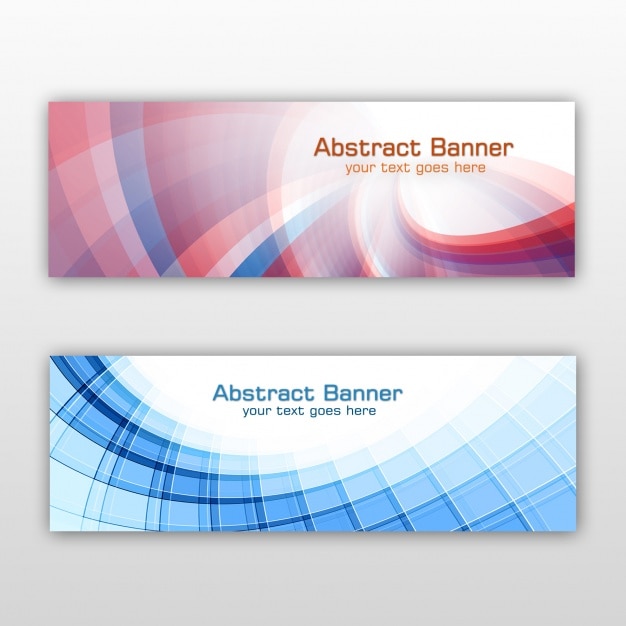 Coloured banners set