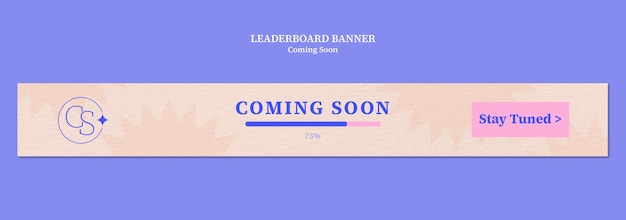 Free PSD coming soon sign template