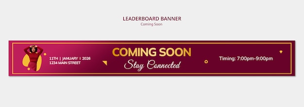 Coming soon template design