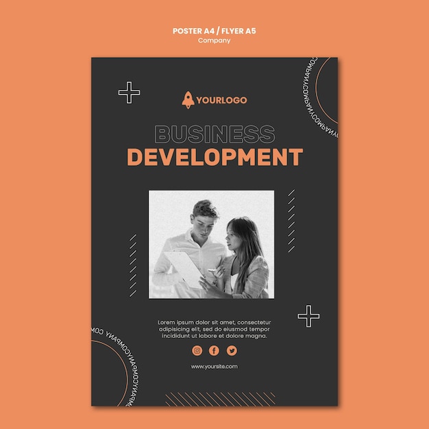 Company business development poster