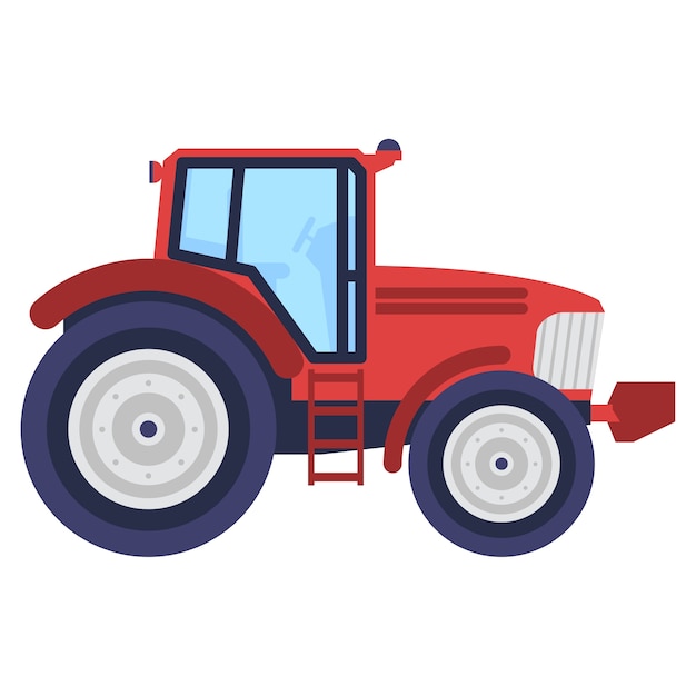 Free PSD construction and agriculture vehicle isolated