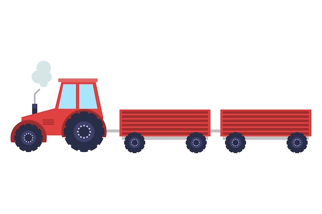 Free PSD construction and agriculture vehicle isolated