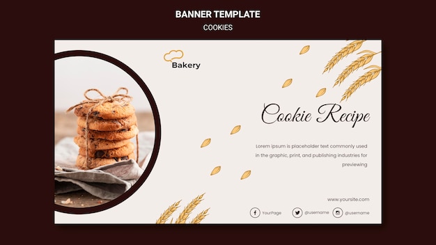 Cookies store banner template