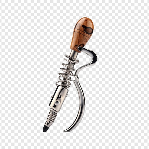 Free PSD corkscrew isolated on transparent background