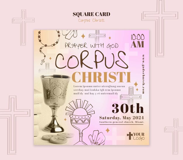 Corpus christi template design