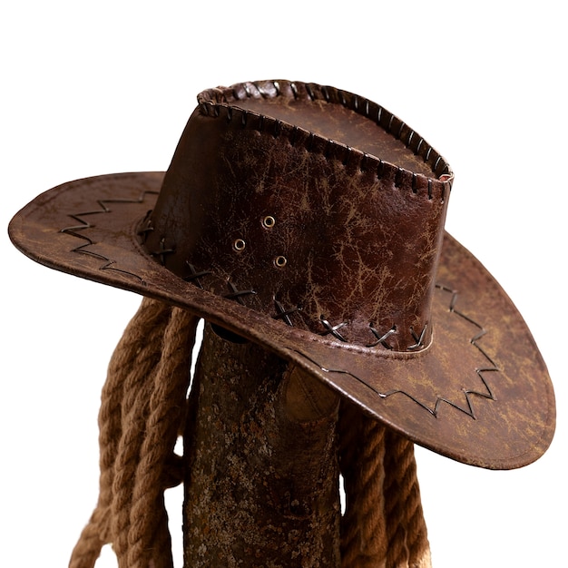 Free PSD cowboy accessory isolated