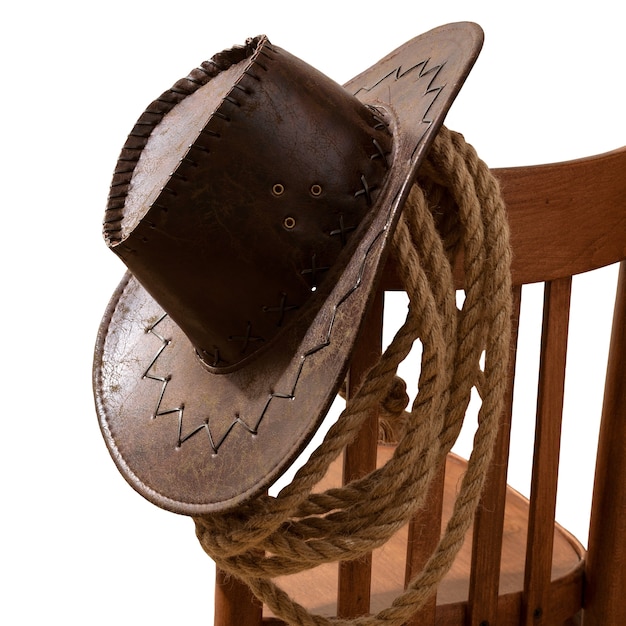 Free PSD cowboy accessory isolated