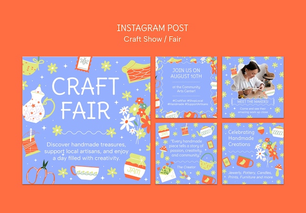 Craft fair template design