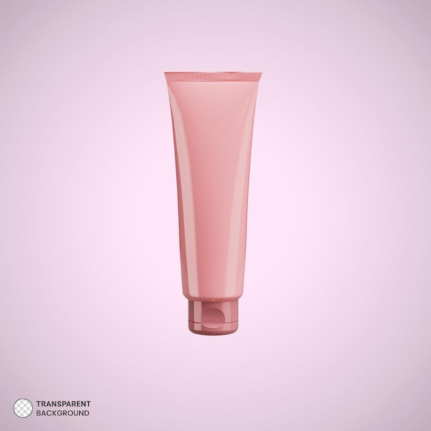 Cream tube icon 3d render illustration