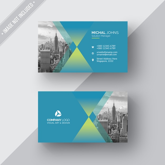 Free PSD creative business card