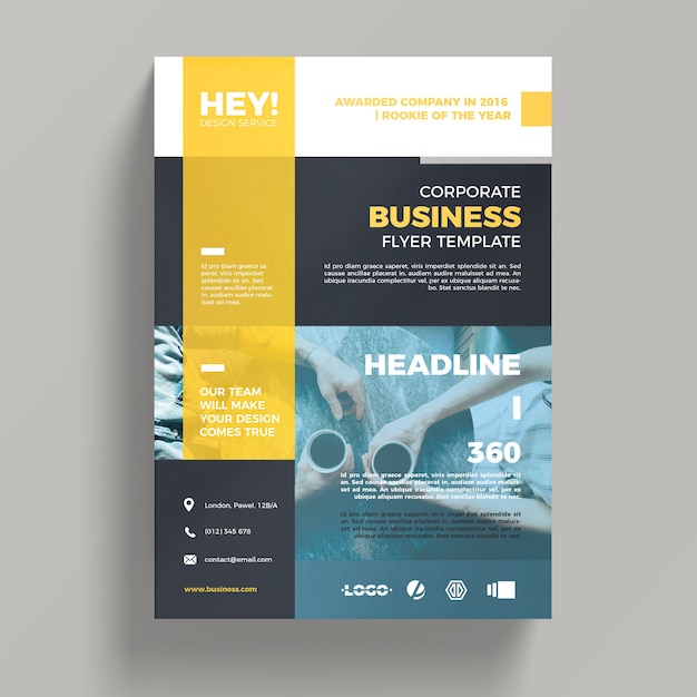 Creative corporate business flyer template