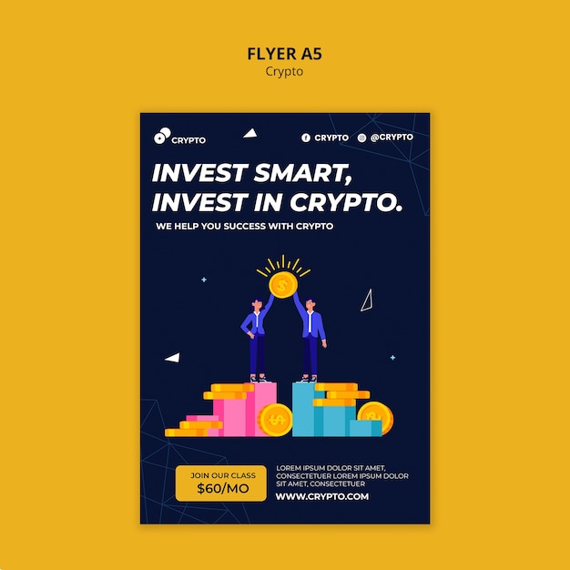 Free PSD crypto  template design