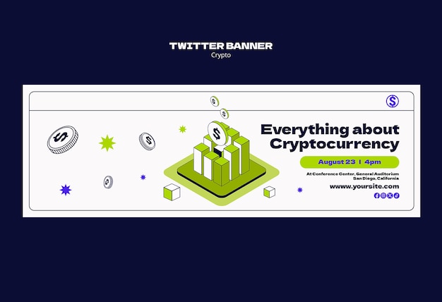 Free PSD crypto template design