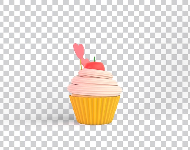 Free PSD cup cake