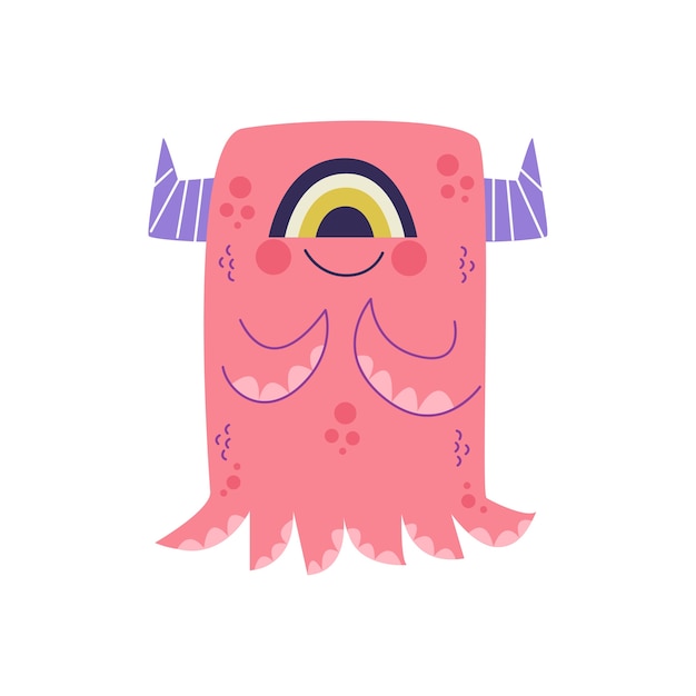 Cute monster illustration