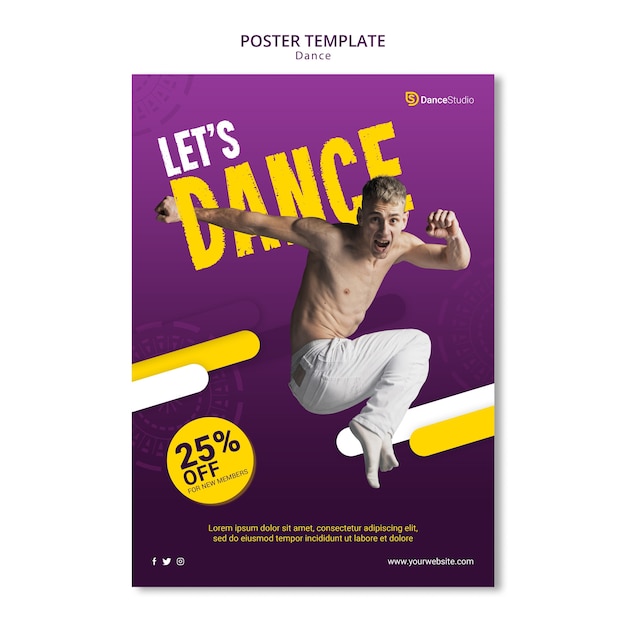 Dance poster with discount