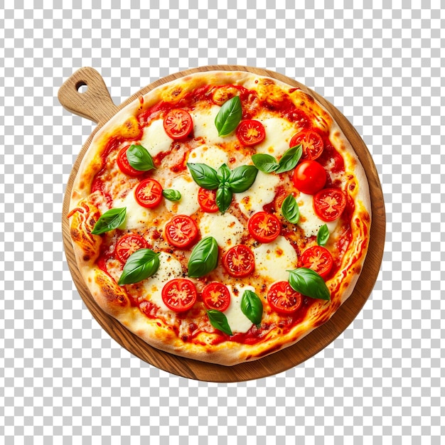 Free PSD delicious cheese pizza isolated on a transparent background