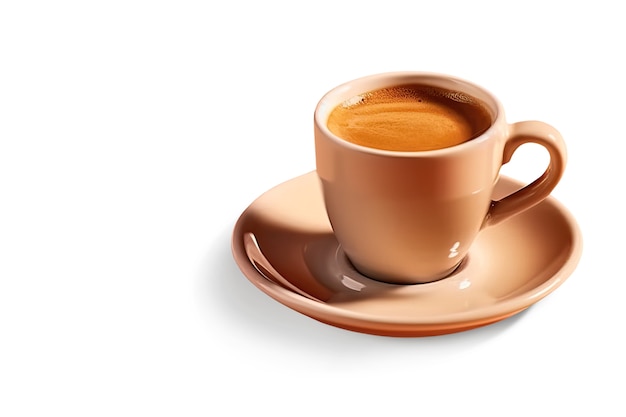 Free PSD delicious coffee cup isolated