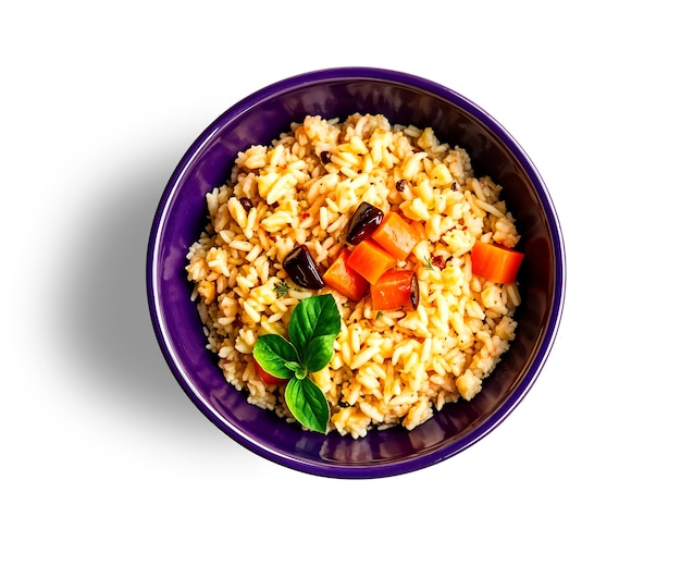 Free PSD delicious rice bowl