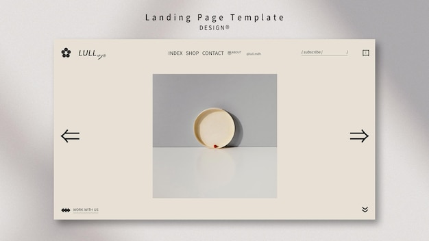 Design interior landing page