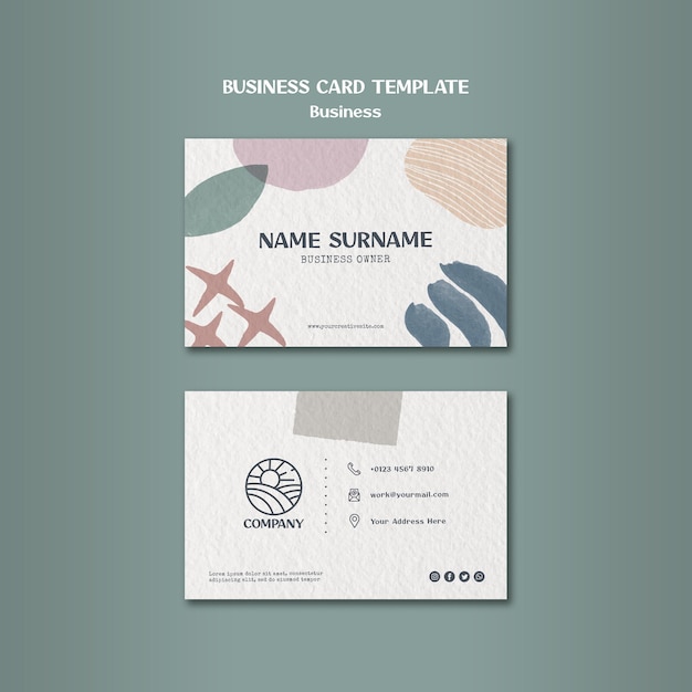 Free PSD designer app business card