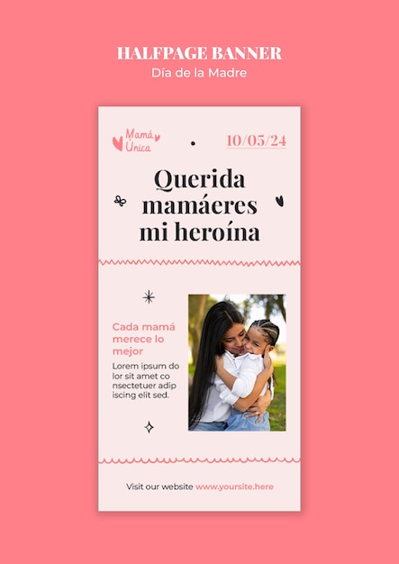 Dia de la madre template design