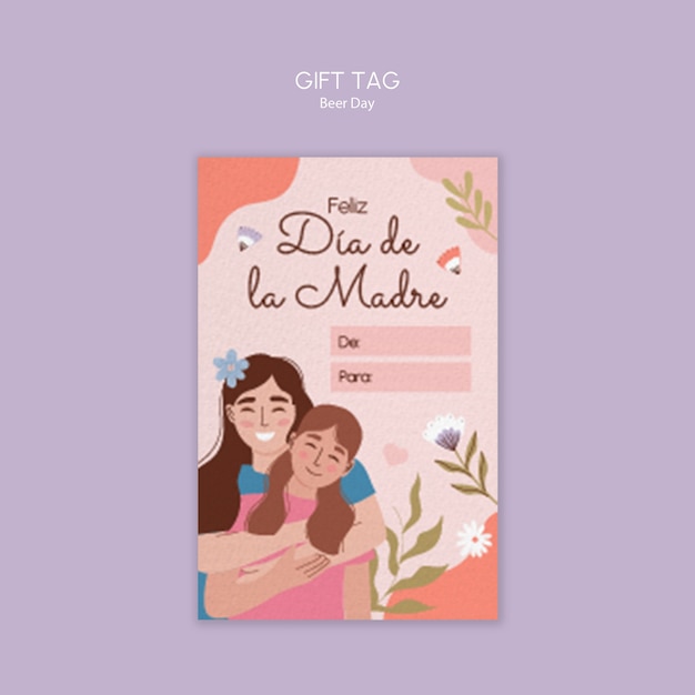 Free PSD dia de la madre template design