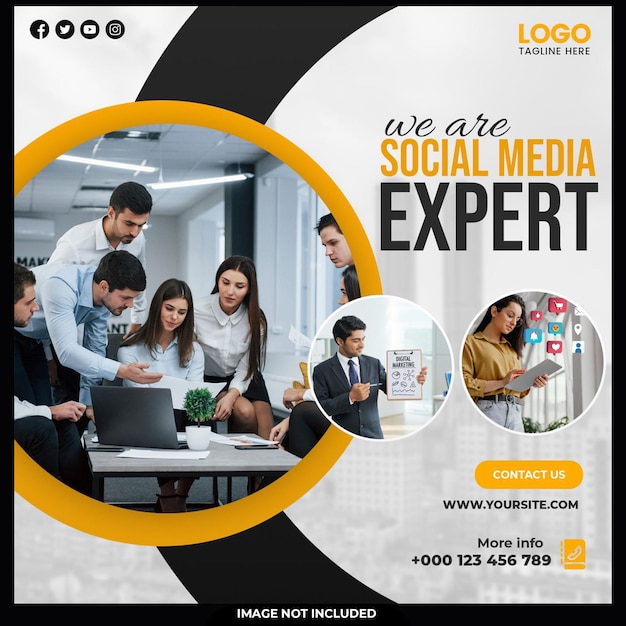 Digital marketing agency social media post design