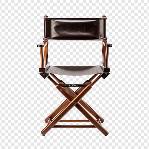 Free PSD director chair isolated on transparent background